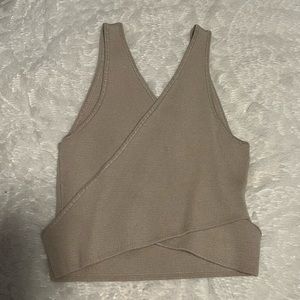 Abercrombie & Fitch Wrapped Knit Tank
